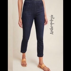 Anthro Pilcro and the Letterpress High Rise Denim Legging